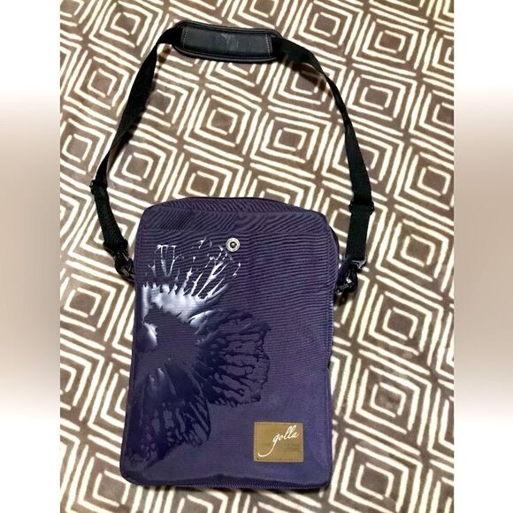 Golla CG1060 14" Vertical Notebook 13" Macbook Sling Sleeve In Sharon Purple - Picture 1 of 11